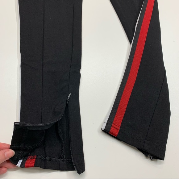 Sanctuary Track Sport Red Stripe Zipper Hem Pull on Ponte Pant Size Small - Picture 5 of 7